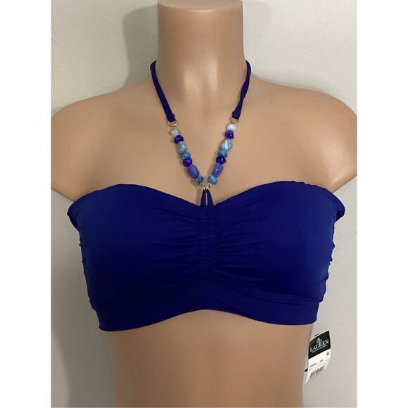 New Lauren Ralph Lauren bead and paisley bikini. Size 12. Retails $159 - Picture 5 of 14